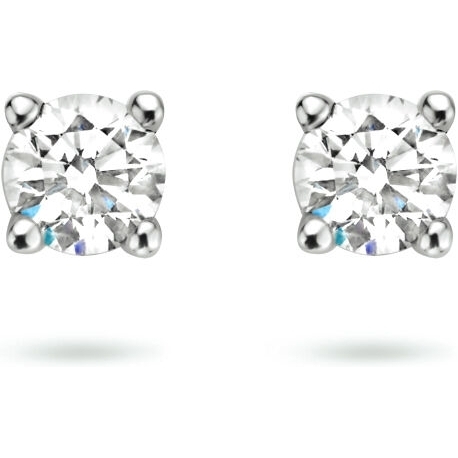 Treasure Collection THOJ1053 14k witgouden oorknopjes met 0,33 ct diamant