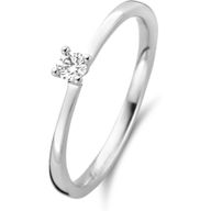 Treasure Collection THOJ1190 14k witgouden verlovingsring met 0,10 ct diamant