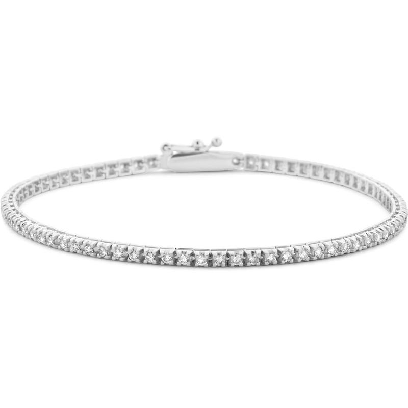 Treasure Collection THOJ1427 14k witgouden tennisarmband 2 mm met diamant