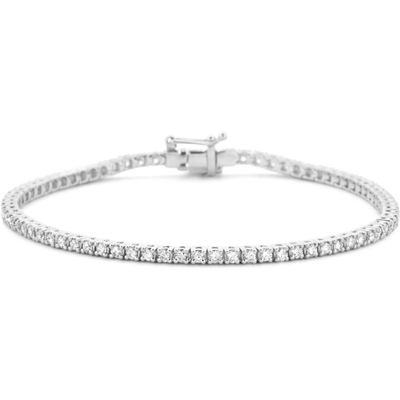 tennisarmband lab grown diamant 200ct g si 23 mm 175 cm 14K witgoud