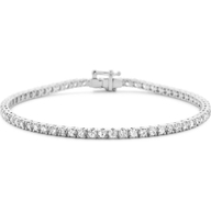tennisarmband lab grown diamant 300ct g si 27 mm 175 cm 14K witgoud