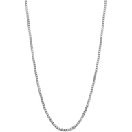 tenniscollier diamant 200ct h si 19 mm 42 cm 14K witgoud