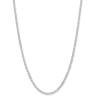 tenniscollier diamant 500ct h si 25 mm 42 cm 14K witgoud