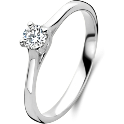 Treasure Collection THOJ3119 14k witgouden verlovingsring met 0,20 ct diamant