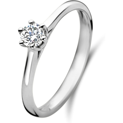 Treasure Collection THOJ3336 14k witgouden verlovingsring met 0,20 ct diamant