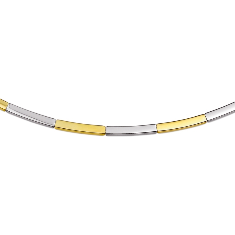 Treasure Collection THOJ2049 14k bicolor gouden schakelketting 2,5 mm