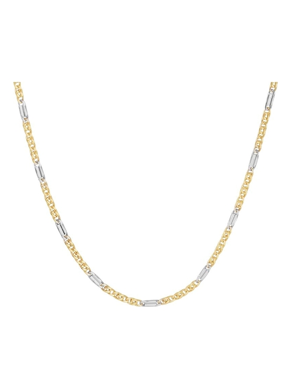 The House Of Jewels THOJ2018 14k bicolor gouden schakelketting 1,9 mm
