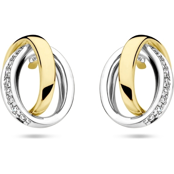 Treasure Collection THOJ2929 14k gouden oorknopjes met 0,05 ct diamant