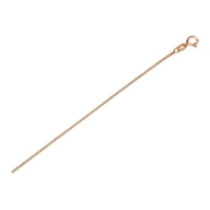 Treasure Collection TC-881503 14 karaat rosegouden gourmet ketting 1 mm