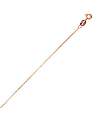 Treasure Collection TC-881994 14 karaat roségouden basisketting voor hanger 0,8 mm