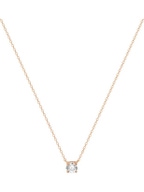 collier zirkonia 40 - 42 - 44 cm 14K rosgoud