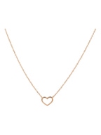 collier hart 40 - 42 - 44 cm 14K rosgoud