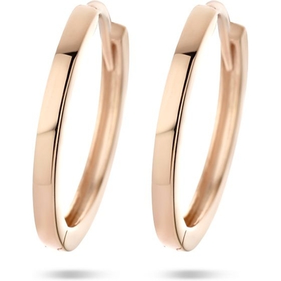 klapoorringen 14K rosgoud