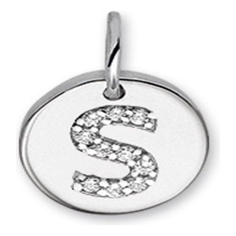 Treasure Collection TC-42521 Bedel letter met zirkonia