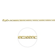Treasure Collection TC-46176 14 karaat gouden collier figaroschakels 3,0 mm