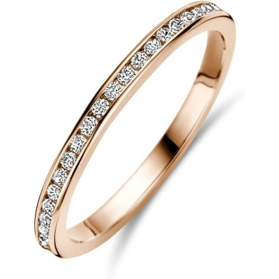 Treasure Collection TC-47819 14 karaat roségouden aanschuifring met zirkonia E238