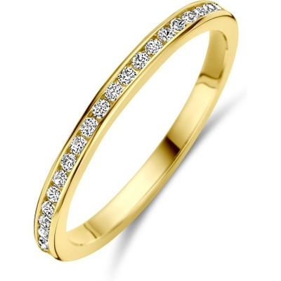 Treasure Collection TC-49557 14 karaat gouden aanschuifring met zirkonia