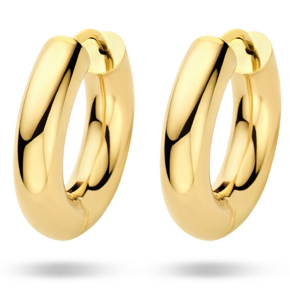 Treasure Collection TC-49605 14 karaat gouden klapcreolen 18 mm