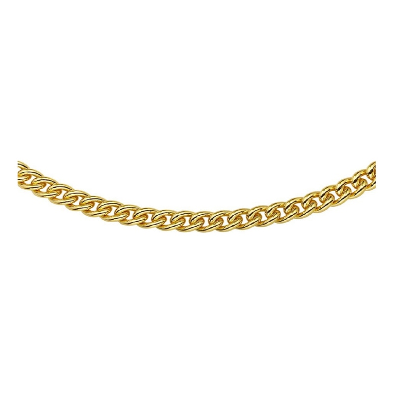 Treasure Collection TC-24669 14 karaat gouden zilgold gourmet collier met zilveren kern 7 mm