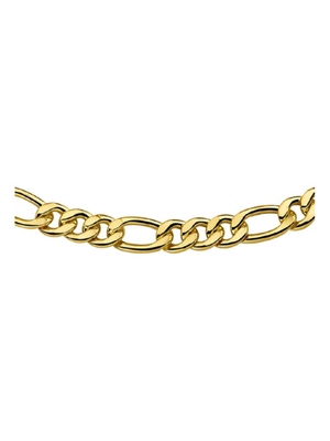 Treasure Collection TC-24667 14 karaat gouden zilgold figaro collier met zilveren kern 7 mm