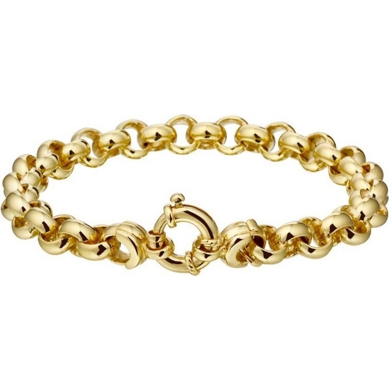 Treasure Collection TC-38983 Geelgouden armband met zilveren kern 7 mm