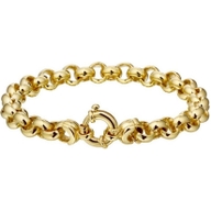 Treasure Collection TC-38983 Geelgouden armband met zilveren kern 7 mm