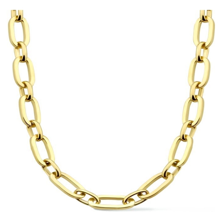 Treasure Collection N697 14k gouden ZilGold anker schakelketting 5,5 mm 45 cm