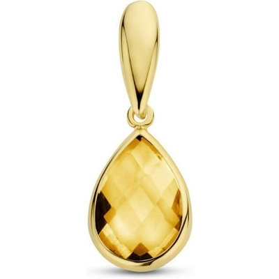 hanger citrien 14K geelgoud