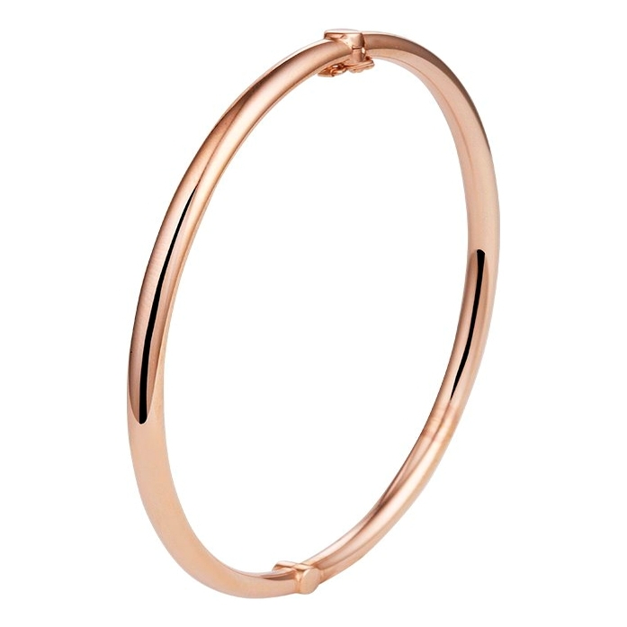Treasure Collection TC-882149 14k roségouden zilgold slavenarmband rond 3 mm