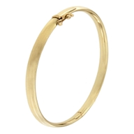 Treasure Collection TC-882181 14k gouden met zilveren kern slavenarmband ovaal 5 mm