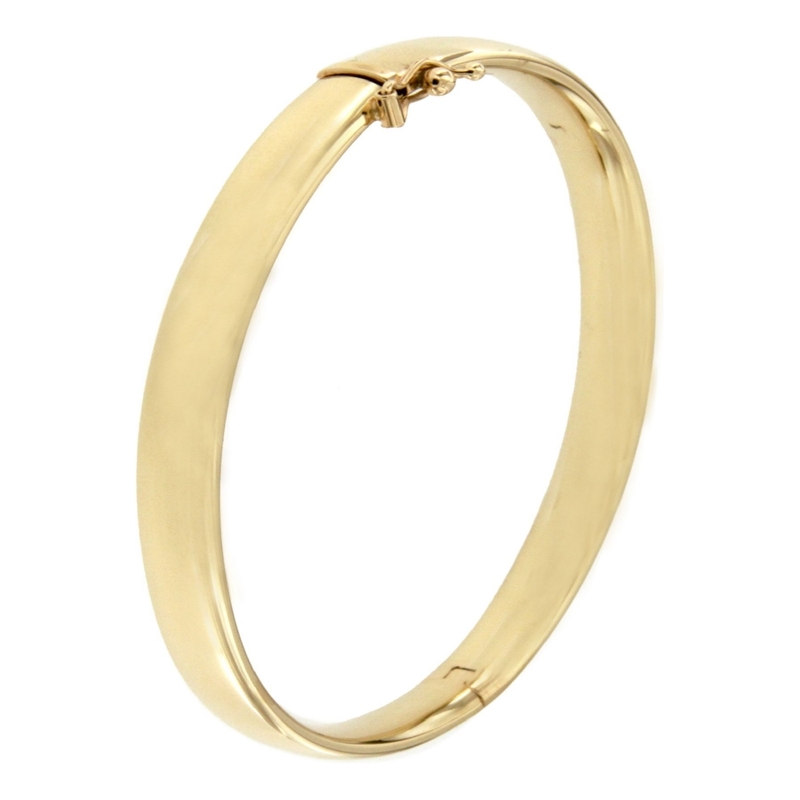 Treasure Collection TC-882182 14k gouden met zilveren kern slavenarmband ovaal 6 mm