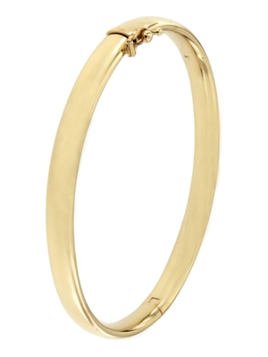 Treasure Collection TC-882182 14k gouden met zilveren kern slavenarmband ovaal 6 mm