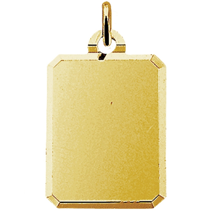 Treasure Collection TC-8813112 14 karaat gouden graveerhanger gediamanteerd