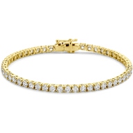 tennisarmband lab grown diamant 500ct g si 32 mm 175 cm 14K geelgoud