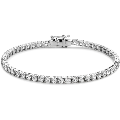 tennisarmband lab grown diamant 500ct g si 32 mm 175 cm 14K witgoud