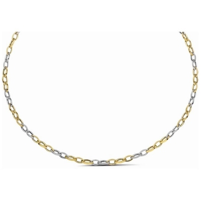 collier 60 mm 14K bicolor goud geelwit