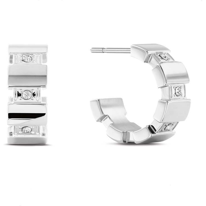 Tommy Hilfiger TJ2780777 Edelstalen oorringen met zirkonia