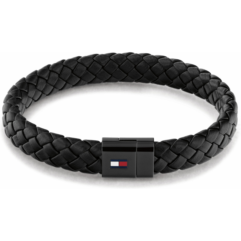 Tommy Hilfiger TJ2790331 Leren heren armband 13,5 mm 19 cm