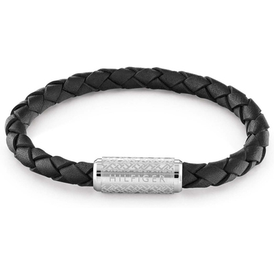 Tommy Hilfiger Jewels TJ2790479 Leren zwarte armband 19 cm