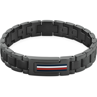 TJ2790597 Stalen zwarte schakelarmband 19 cm