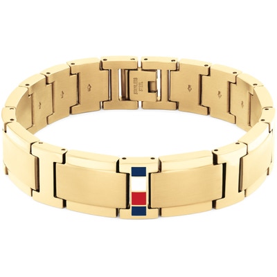 TJ2790658 Goudkleurige stalen schakelarmband 19 cm