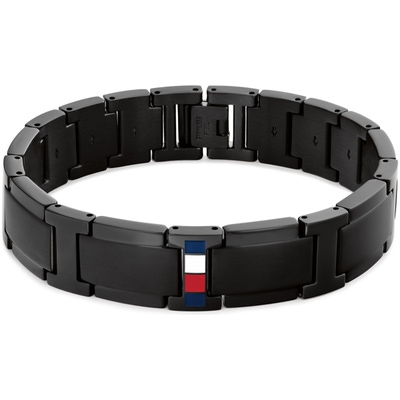 TJ2790659 Zwarte stalen schakelarmband 19 cm