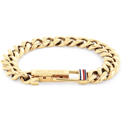TJ2790665 Goudkleurige stalen schakelarmband 19 cm