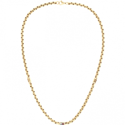 Tommy Hilfiger Jewels TJ2790673 Ketting Heren 3D Flag Gp 56cm