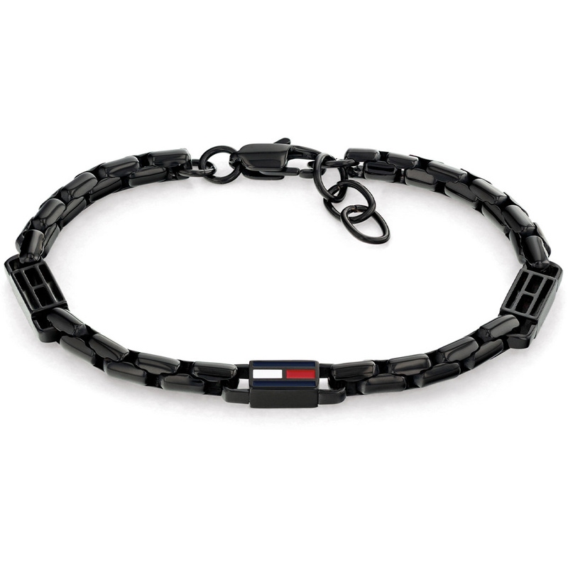 Tommy Hilfiger Jewels TJ2790676 Armband Heren 3D Flag Zw 19cm