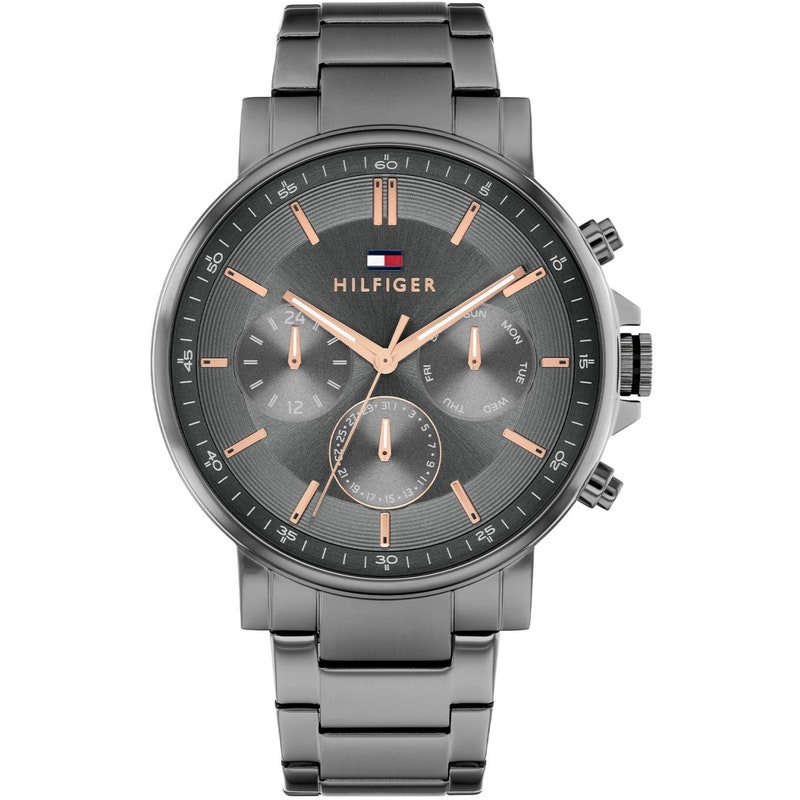 Tommy Hilfiger TH1710711 Horloge Heren Staal Gunmetal 43mm