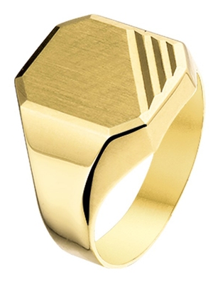 Treasure Collection TC-37239 Gouden monogramring