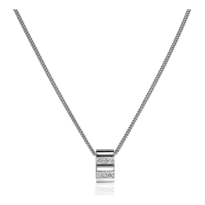 MVC20 Mart Visser zilveren ketting met hanger met zirkonia