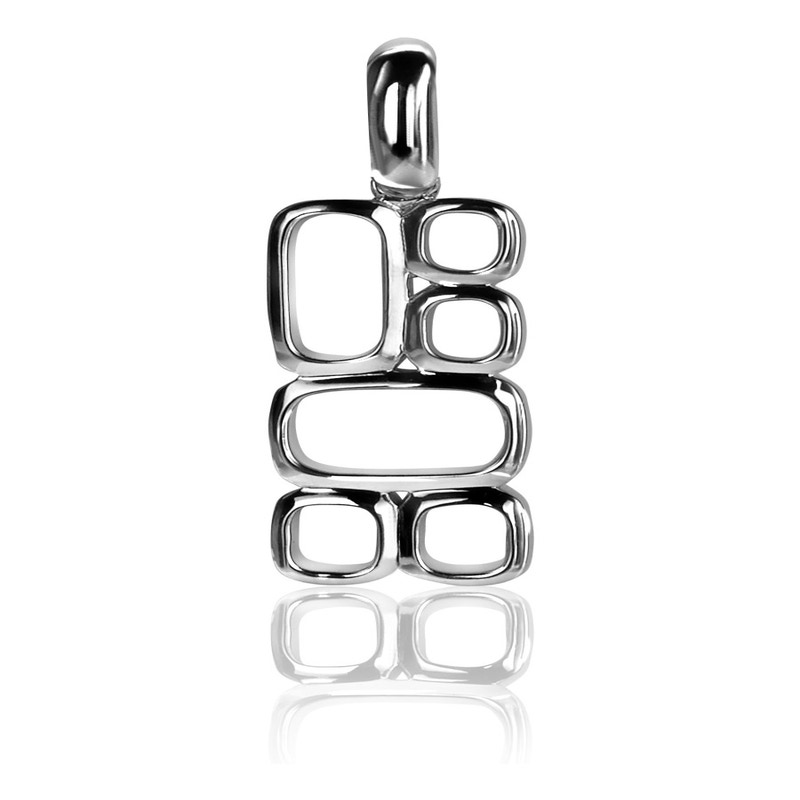 ZINZI MVH3 Mart Visser zilveren hanger