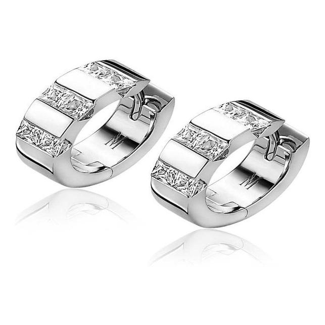 ZINZI MVO20 Zilveren oorringen met zirkonia 18 mm